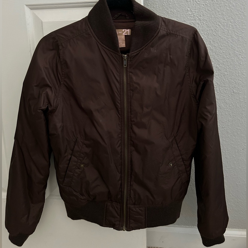 Women’s Forever 21 Bomber Jacket Brown